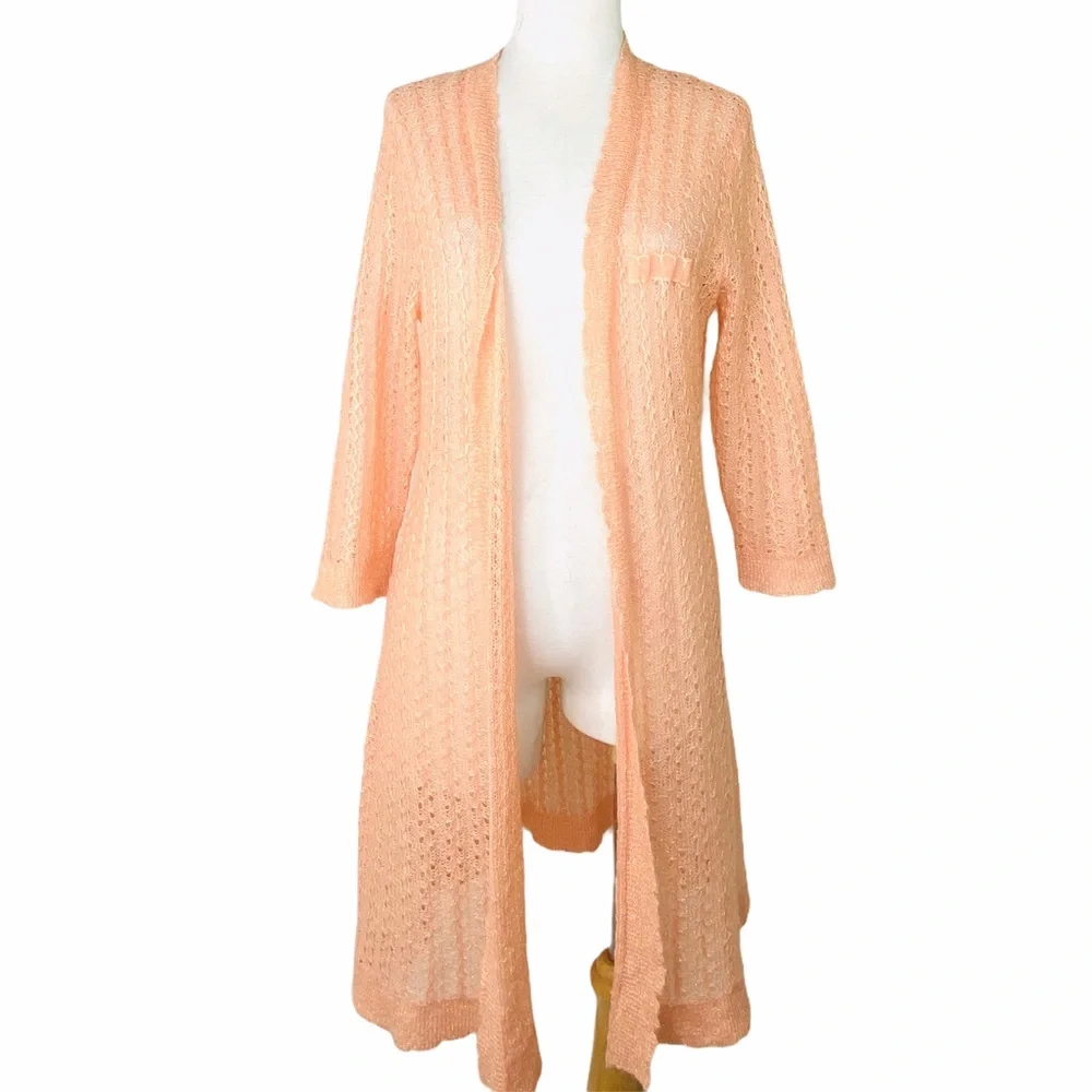 Victorias Secret Angels Knit Cadigan DEAD-STOCK 90s Super Model Collection Metal - Picture 8 of 16